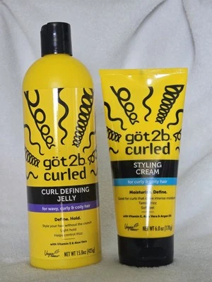 got2b Curled Curl Defining Jelly, 15oz & got2be Curled Styling Cream 6oz - Image 1 of 2