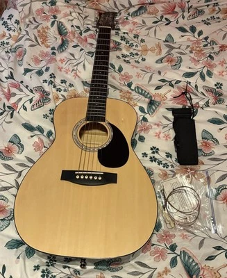 Jay Jr Acoustic Guitar + Strap & Extra Strings - Image 1 of 3