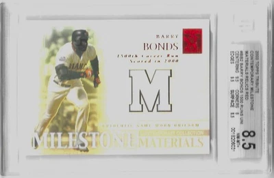 BARRY BONDS 2003 Topps Tribute Milestone "RED" #41/50 "HR KING" BGS Mt 8.5! 🔥🔥 - Image 1 of 2