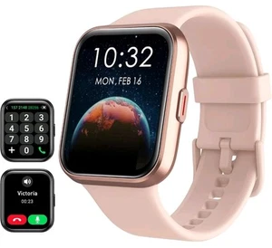 Smart Watch Women(Answer/Make Call), Alexa Built-in 1.8" Touch Screen Pink - Zdjęcie 1 z 11