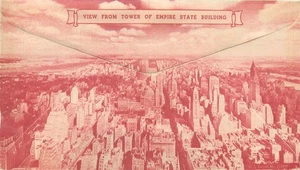 New York City Blick vom Tower of Empire Briefmarkengebäude unbenutzt Einband - Bild 1 von 1