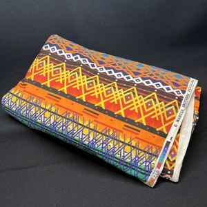 Marcus Brothers Southwest Aztec Colorful Print Fabric 140" X 58" - Picture 1 of 4