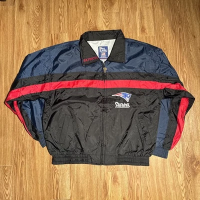 Chaqueta Abrigo Cortavientos Vintage New England Patriots Pro Player Talla XL RARO Foto 1 de 4