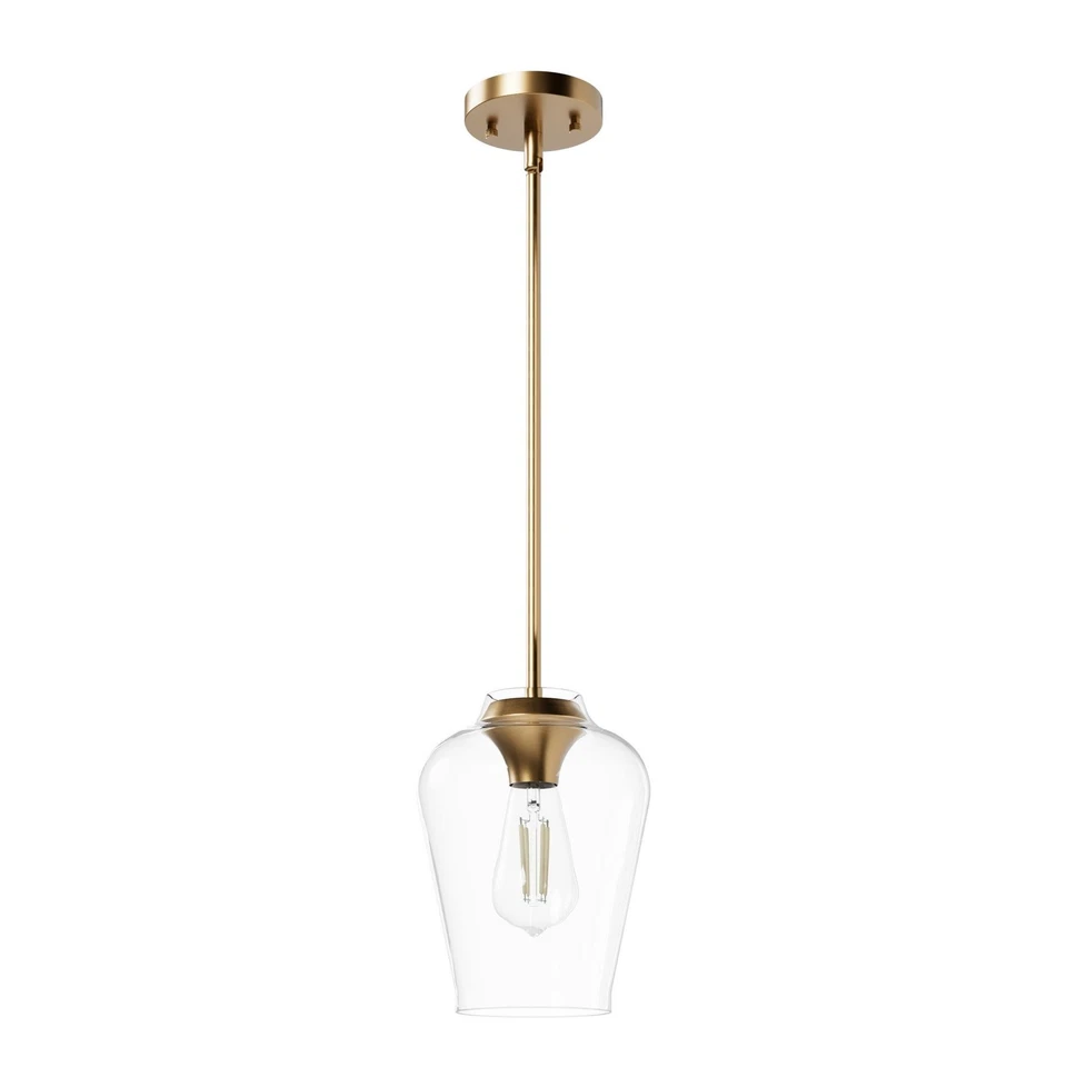 Hunter Fans - Vidria - 1 Light Pendant-9.5 Inches Tall and 7.25 Inches