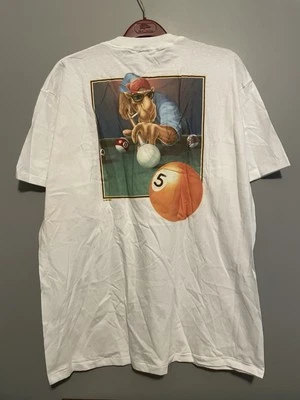 Vintage 1990 Joe Camel Pool Player T-Shirt Single Stitch XL Pocket Tee (E514) - Image 1 of 4
