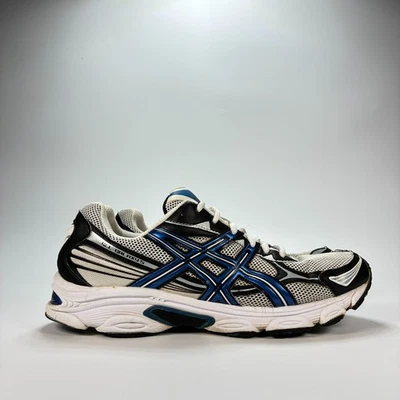 ASICS гель Galaxy 5 белый черный синий кроссовки T231N мужской размер 9 - Изображение 1 из 4