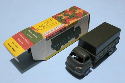 POLITOYS CARRO AUTOCARRO MILITARE COPERTO 3 TON (COD. 4) OTTIMO S. 1:41 CON BOX - Immagine 1 di 3