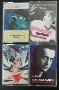 IVAN CATTANEO:Polisex/Meglio/Ivan Terribile/Vietato Minori- Cassette Bundle raro - Picture 1 of 2