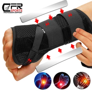 Wrist Support Brace Night Sleep Carpal Tunnel Splint Arthritis Hand Fracture HG - Picture 1 of 14