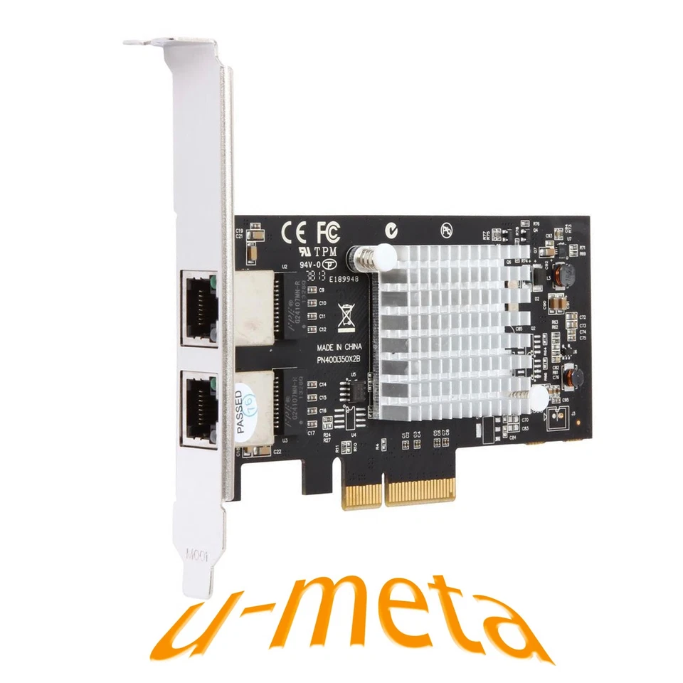 StarTech ST2000SPEXI 10 Gb/s 2-Port(s) RJ-4 PCIe 2.0 x4 NIC NE-D13-2210-00-02361 - Image 1 of 3