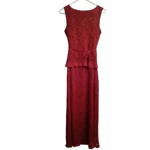 Scarlett Lable  Red Party Dress Size 8 For Ladies Vintage - Picture 1 of 5