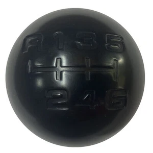 black R1 round gear shift knob 6 speed for lexus - Picture 1 of 5