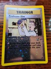 Professor Elm 3 BEST | WotC Promo | REVERSE HOLO | Vintage Pokemon LP