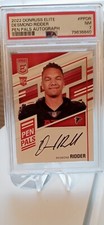 2022 DESMOND RIDDER DONRUSS ELITE PEN PALS ROOKIE ON CARD ROOKIE AUTO PSA 7  