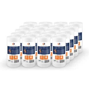 20-PACK of Aquaboon Sediment Water Filter Whole House Big Blue 5 Micron 10"x4.5" - Picture 1 of 1