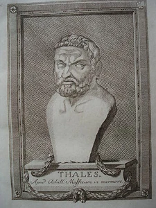 THALES Milet Geometrie geometry Astronomie Philosophie Naturwissenschaft RIEDEL - Bild 1 von 1