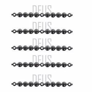 Decorative Upholstery Nail strip stud ANTIQUE BLACK 9.5mm or 20mm head - Picture 1 of 3