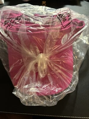 Lote De 6 Baskin Robbins Rosa Empleado Uniforme Visera Unisex Sombrero Ajustable Foto 1 de 4