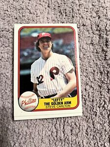 1981 Fleer Steve Carlton #660 Philadelphia Phillies  Lefty Golden Arm