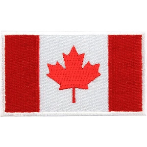 Canada Embroidered Country National Flag Iron On Emblem Patch Canadian Team - Picture 1 of 1