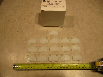 LOTE DE 16 ACCESORIOS BLOQUE DE TERMINALES ALLEN BRADLEY 1492-N18, T0047 Foto 1 de 3