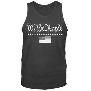 We The People US Flag American Pride Constitution patriotisches Tanktop - Bild 1 von 8