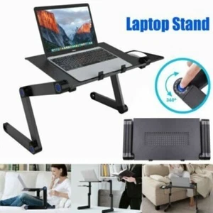Adjustable Portable Laptop Stand Lazy Lap Sofa Bed PC Notebook Desk Table Tray - Picture 1 of 11