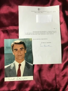 Autograph ANIBAL CAVACO SILVA-Ex-President PORTUGAL-handsigned photo-Aníbal - Picture 1 of 4