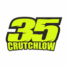 SW Gloss Laminate sticker N 35Crutchlow for rider Cal Crutchlow Medium x2 /1219