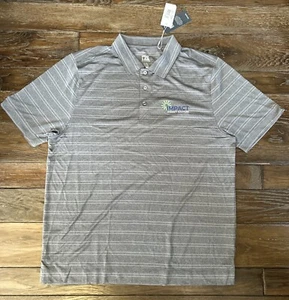 NEW NWT Cutter & Buck Golf CB DryTec Men’s Polo Shirt Size Large Gray Logo - Picture 1 of 6