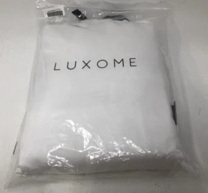Luxome 416-07 Queen White Bamboo Sheet Set 157516 - Picture 1 of 5