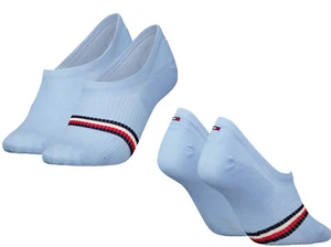TOMMY HILFIGER | Womens 2 Pairs Bamboo High Cut Footie No Show Socks | UK 6-8 - Picture 1 of 3