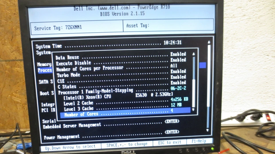 DELL R710 Rack Server 1 E5630 2.53GHZ 12 Cores / 24Threads/ NO HHD/12GB Ram  - Image 1 of 4