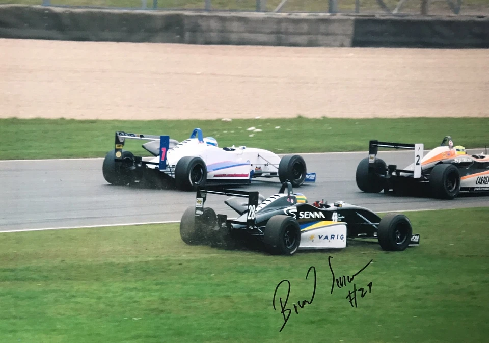 Bruno Senna Hand Signed Formula 1 16x12 Photo F1. - Image 1 of 1