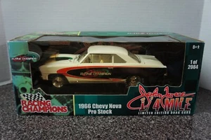 1:18 Scale Racing Champions John Force 1/4 Mile 77450 1966 Chevy Nova Pro Stock - Picture 1 of 12