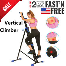 2 in 1 Vertical Climber Machine Step Climber Exercise Machine Home Gym Fitness~