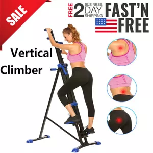 Vertical Climber Machine Step Climber Exercise Machine for Home Gym W/ LCD_NEW - Picture 1 of 12