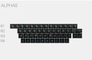 Massdrop x MiTo SA Pulse Round 3, Alphas Custom Keycap Set MDX-21592-1 - Photo 1/3