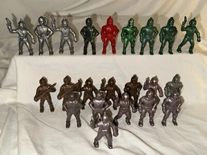 22 Vtg 1950’s HTF Lido 3” Flash Gordon Space Men Hard Plastic Figures. Sci-Fi - Picture 1 of 17