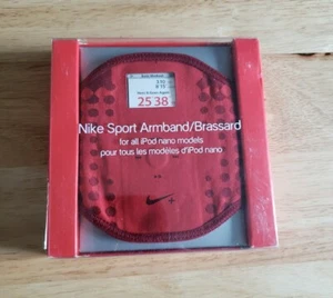 Nike Sport Armband Brassard For ALL Apple iPod Nano Models Red - Picture 1 of 4