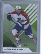 2016-17 Upper Deck SP Game Used Green Snow Storm 1/1 Aleksander Barkov #59 0c3