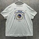 Nike Shirt Men 4Xl White Casual Tee Outdoors Athletic Golden State Warriors 2022