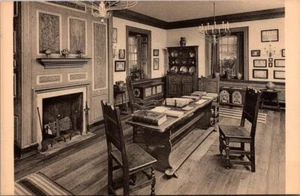 HABITACIÓN FRAKTUR sala interior carpintería del museo de Pennsylvania postal - Imagen 1 de 2
