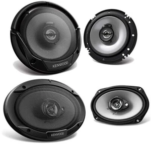 Kenwood 6.5" 300W 2-Way With 6.9" 400W 3-Way Coaxial Car Speakers Packages - Picture 1 of 1