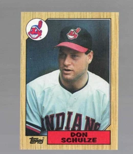 1987 Topps Baseball #297 Don Schulze Cleveland Indians - Vintage - Picture 1 of 2