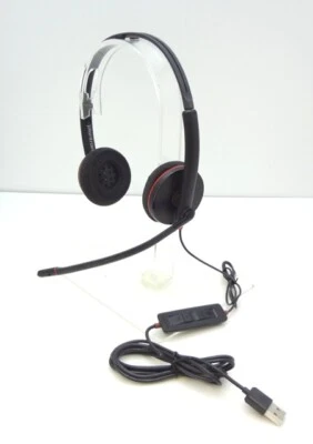 HP POLY Blackwire C3220 Stereo Corded USB-A PC Headset in BLACK HP 8S0L9A6#ABA - Image 1 of 2