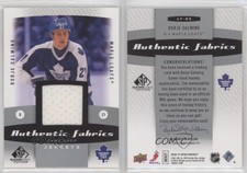 2010-11 SP Game Used Edition Authentic Fabrics Borje Salming #AF-BS HOF