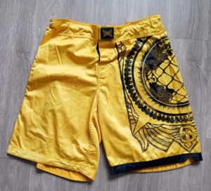 Pantalones Cortos Deportivos TAPOUT The Ultimate Fighter Para Hombre Amarillo Patrón Loco W34 - Imagen 1 de 8