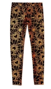 Way to Celebrate Halloween NEW♈Girl's Legging size 2XG (18)~Black/orange-web - Picture 1 of 4