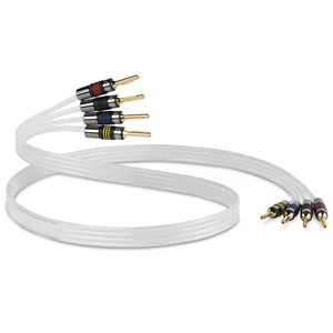 QED Silver Anniversary XT BI-WIRE Speaker Cable 4+4 AIRLOC Forte Plugs SINGLE - Picture 1 of 9